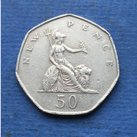 Великобритания 50 пенсов 1969