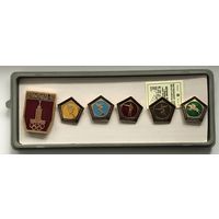 НАБОР СОВРЕМЕННОЕ ПЯТИБОРЬЕ К ОЛИМПИАДЕ -80 В РОДНОЙ КОРОБОЧКЕ