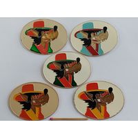 Значок. Волк в кимоно. Ну, погоди! САЗ. цена за 1 шт.