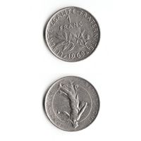 1 франк Франция 1969 год