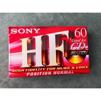 Запечатанная кассета Sony HF-60 (type I)