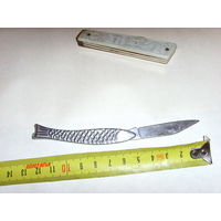 Нож. Ножик перочинный винтажный . Рыбка . Редкий