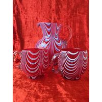 Кувшин Нёман . Комплект кувшин и два стакана Федорков