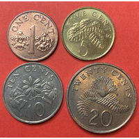 Сингапур 4 монеты