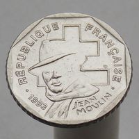 Франция 2 франка 1993 50 лет Национальному движению сопротивления