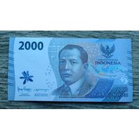 Werty71 Индонезия 2000 рупий 2022 UNC банкнота