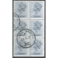 Британия. Королева Елизавета II. 1983г. Mi#948. 6 марок в сцепке.