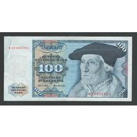 Германия ФРГ 100 марок 1970 года. Состояние XF