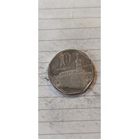 Куба 10 сентавос 2000