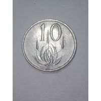 ЮАР 10 центов 1980 года . South - Africa