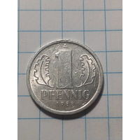 1 Пфенниги ГДР 1988 год