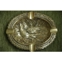 Пепельница латунная ( 13,5 см х 17 см )