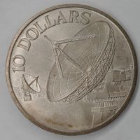 Монета 10 Долларов 1979 год Серебро. С Рубля.