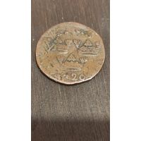 1 эре 1720 г. Перечекан. Швеция.