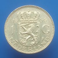 Нидерланды 1 гульден 1966