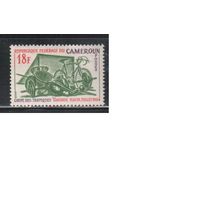 Камерун-1964 (Мих.406) , ** ,   Спорт, Велоспорт , Теннис, Футбол