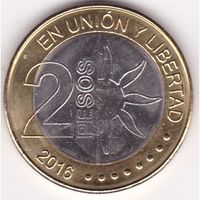 Аргентина 2 песо, 2016 200 лет Независимости UNC