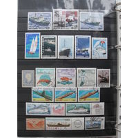 Продажа коллекции с 1 рубля! История судостроения на почтовых марках мира.