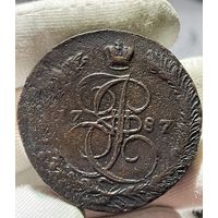 5 копеек 1787 ЕМ без МЦ.
