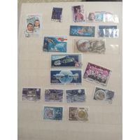 Марки СССР Космос