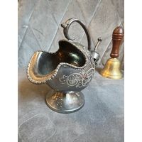 Старинная ёмкость для приправ сахарница с оригинальной ложечкой Европа много лота с рубля