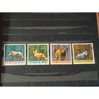 Польша 1965 Фауна. Дикие животные. 4 марки