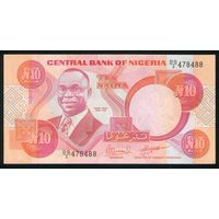 Нигерия 10 найра 1984 г. P25e(2). UNC