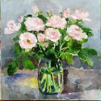 "Розочки", х/м.