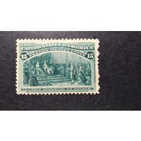 США\а86\ 1893 скотт238 Колумб стандарт 15с кц225дол