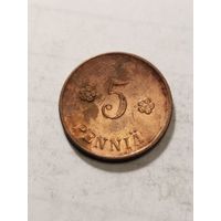 Финляндия 5 пенни 1918