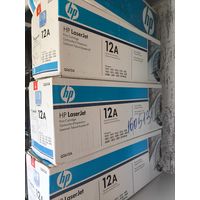 Картриджи laserjet 12a, 4 штуки, старт с 10 руб