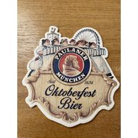 Подставка под пиво Paulaner, Oktoberfest No 3