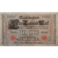 Германия 1000 Mарок 1910 XF 71