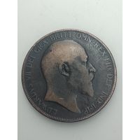 Великобритания 1 пенни 1906 года .
