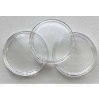 Капсулы для монет, жетонов, фишек. Внутренний диаметр 33 мм.