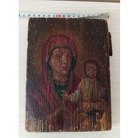 Старинная икона, письмо на доске