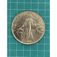 Филиппины 25 сентаво 1966 г.