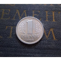 1 пфенниг 1988 (A) Германия ГДР #09 aUNC