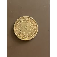 5 рейхспфеннигов 1935 года E (Германия, Bеймарская республика)