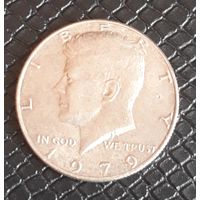 50 центов ( халф) 1/2  доллара 1979 Р США