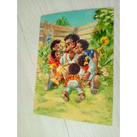 Открытка"Ежи,ежики.ГДР"