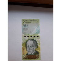 Венесуэла 50 боливаров 5.11 2015