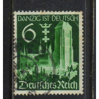 Германия Рейх 1939 Возвращение Данцига Костёл Девы Марии #714
