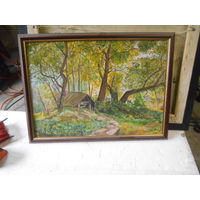 Картина маслом на холсте. Мастер неизвестен.размеры 60 *45