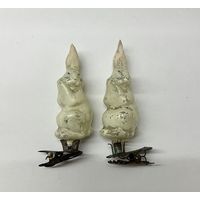 Елочная игрушка заяц СССР цена за два