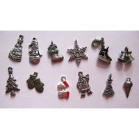 Фурнитура для бижутерии  новогодняя (остатки)