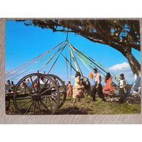 Этнография. Бразилия. Традиционный "танец лент"