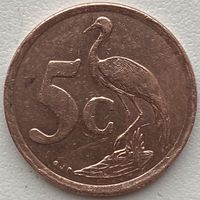 ЮАР 5 центов 1997 г.