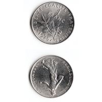 1 франк Франция 1975 год