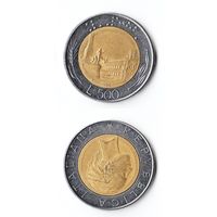 500 лир Италия 1986 года